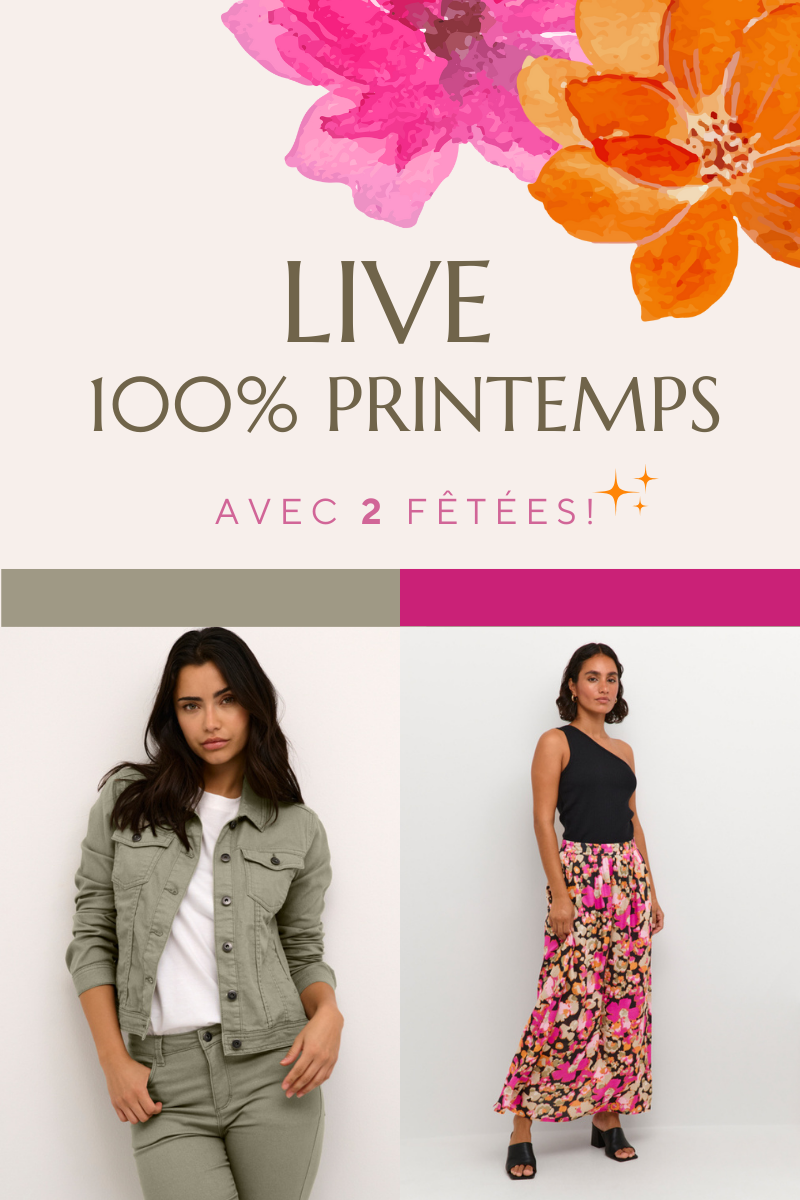 Live 100% printemps!! 