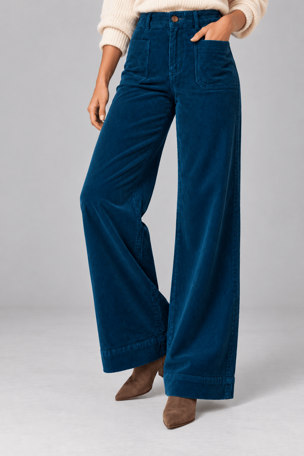 Pantalon corduroy LOLA DENIM WIDE LEG