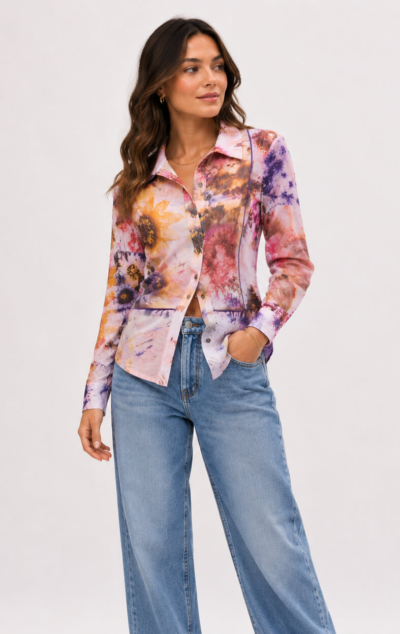 Chemisier mèche DESIGUAL 