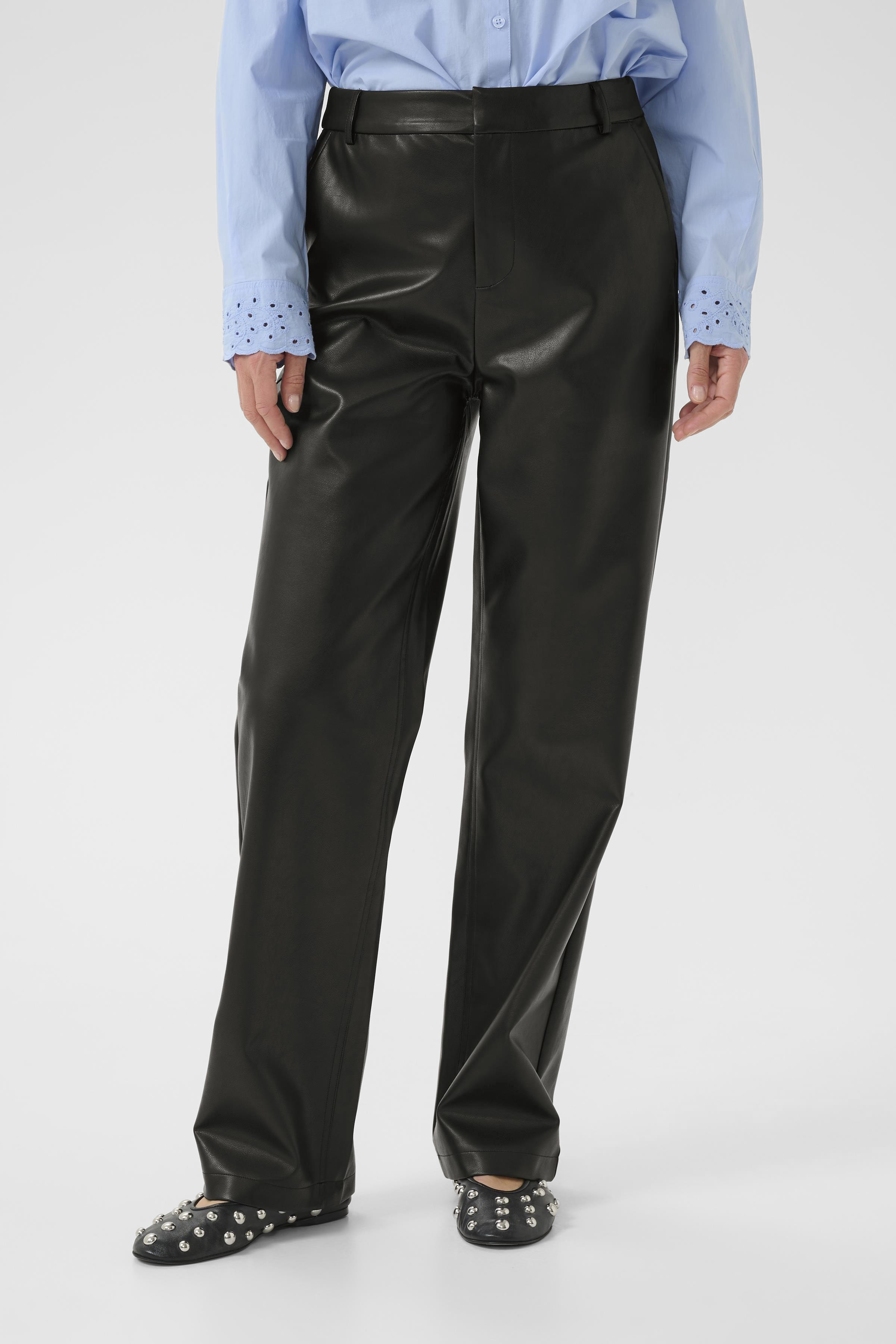 Pantalon Similicuir 32" CREAM