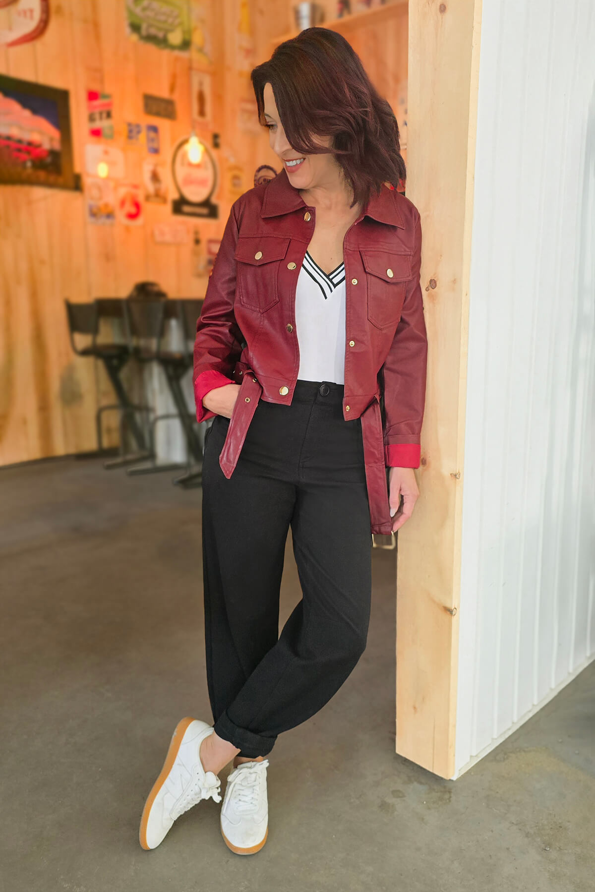 Pantalon barrel COLLECTION VICKIE