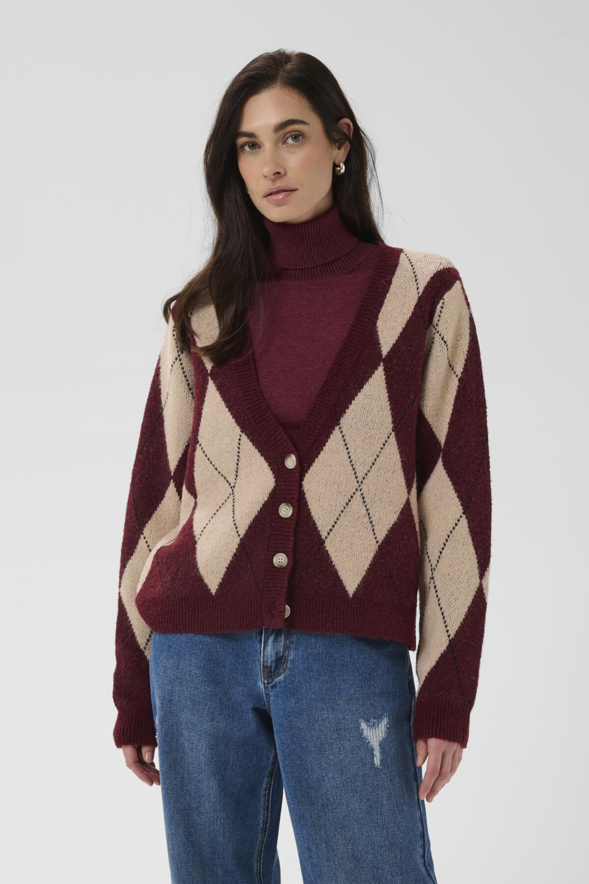 Cardigan ICHI ARGYLE