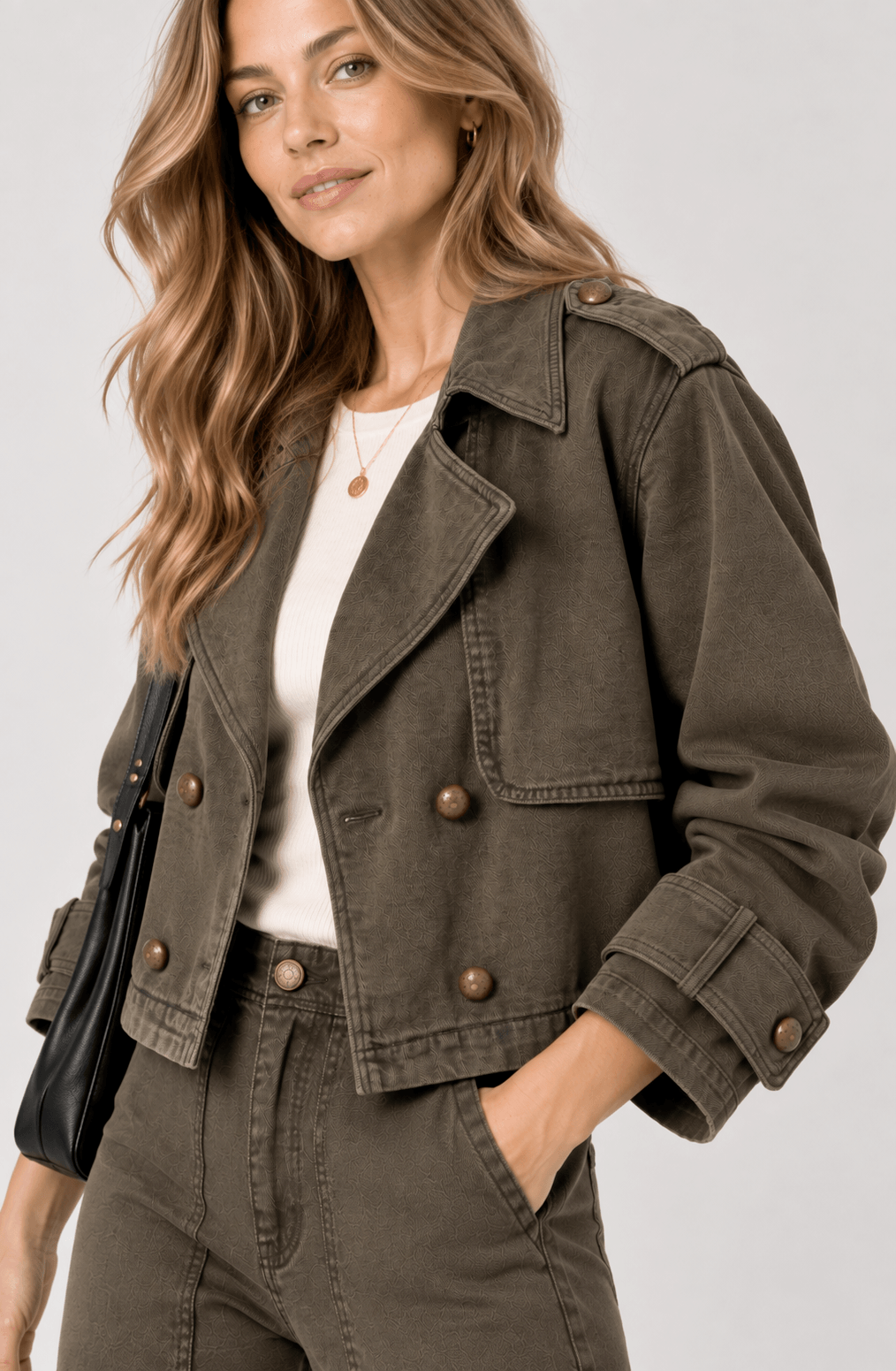 Veste LIVERPOOL CROPPED DENIM