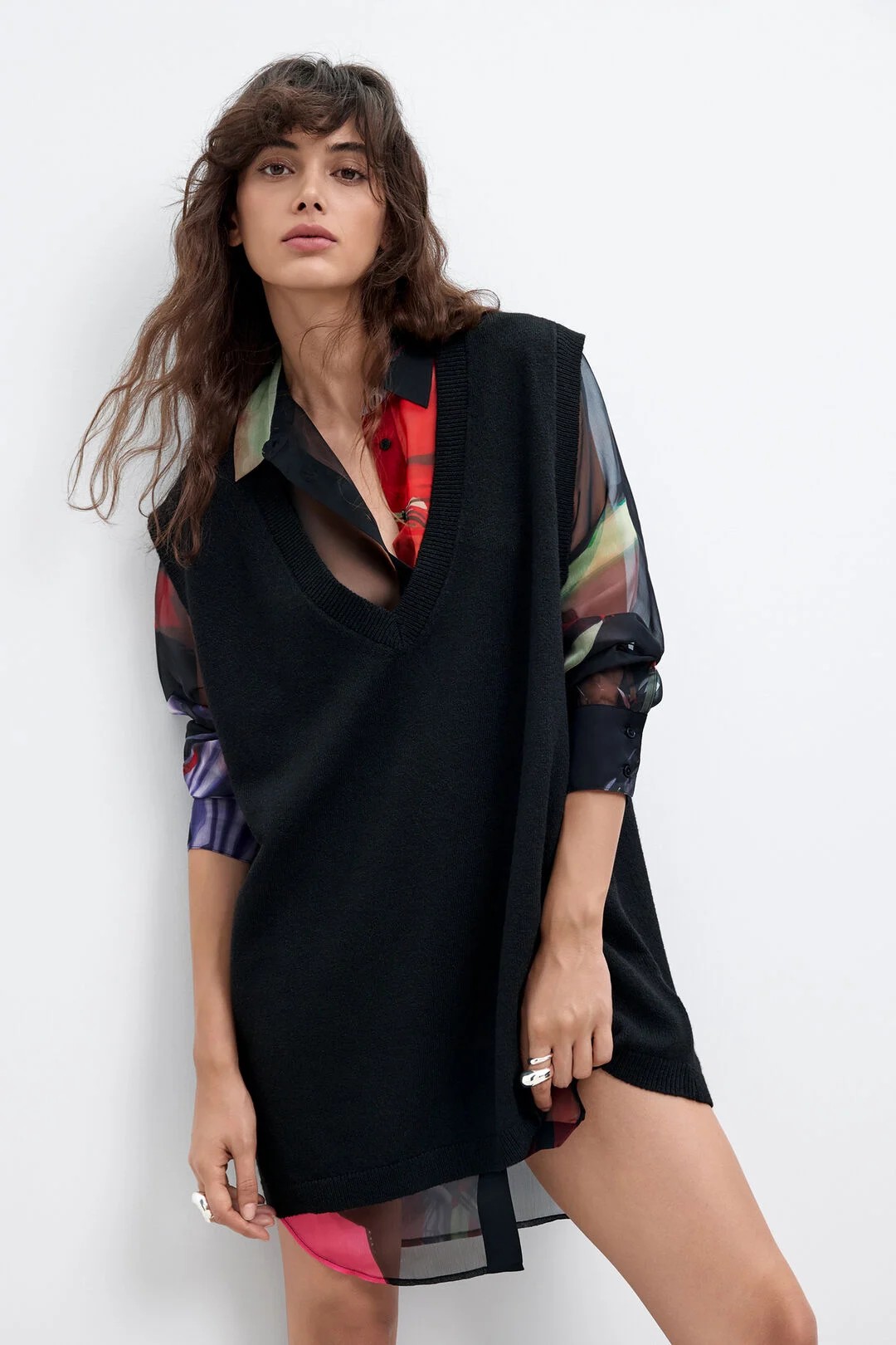 Robe chemise combinée DESIGUAL MAMEN