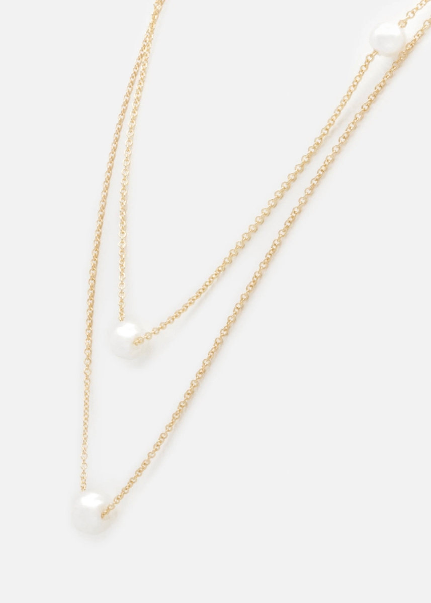 Collier double chaîne BIZOU