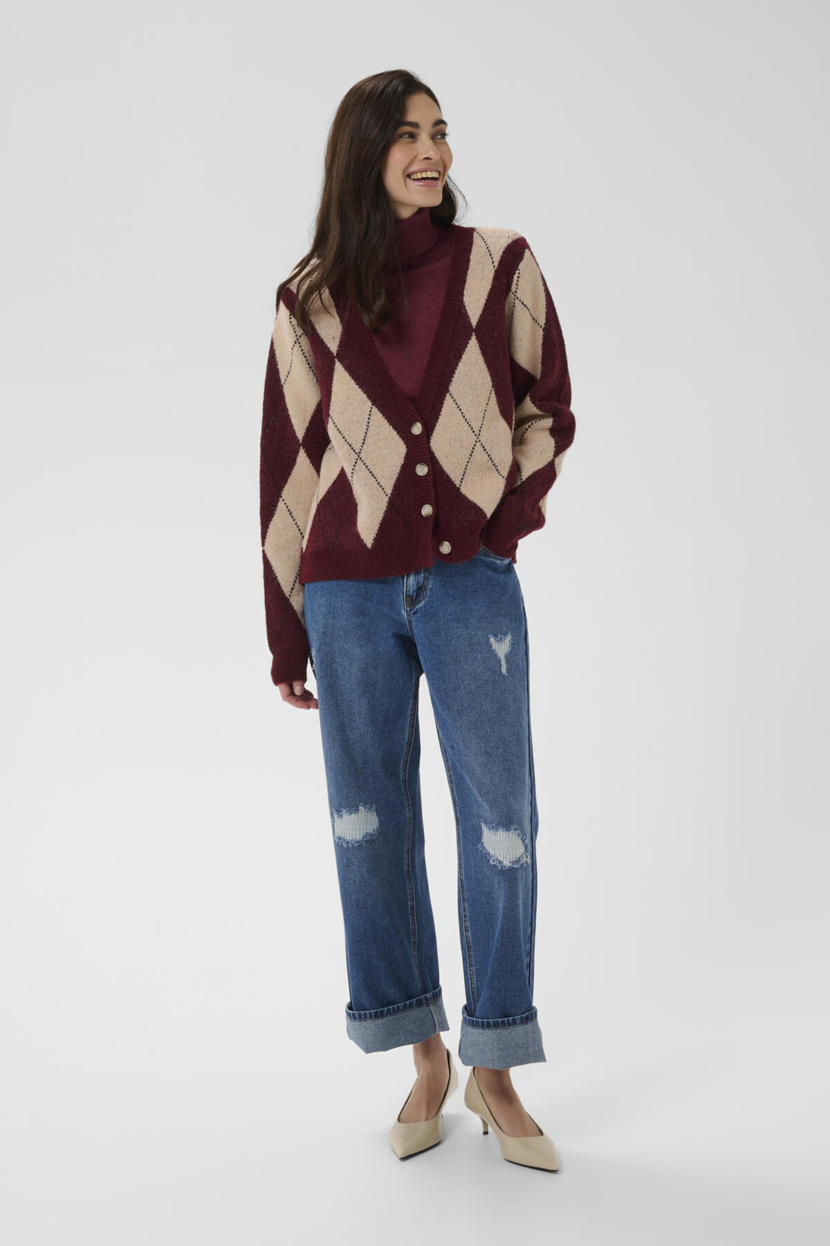 Cardigan ICHI ARGYLE