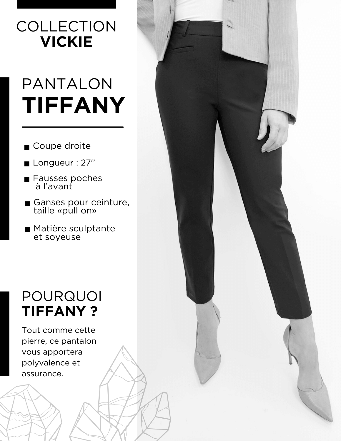Pantalon crop COLLECTION VICKIE